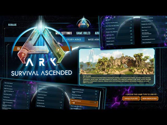 Гайд по настройкам Single Player в ARK: Survival Ascened?