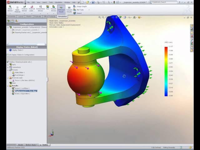 Как делать расчеты с помощью SolidWorks Simulation