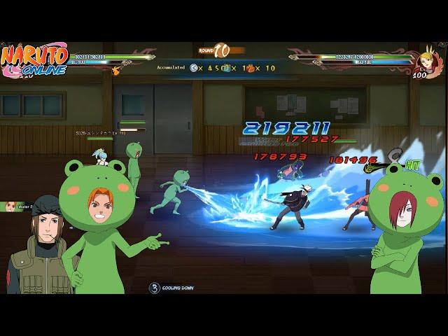 2 cute frogs taking over 2 stages - Infinite Illusion #2 | Naruto Online