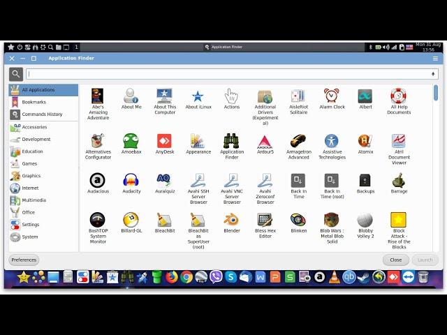 iLinux OS 2 - Application Finder - ilinuxos.com