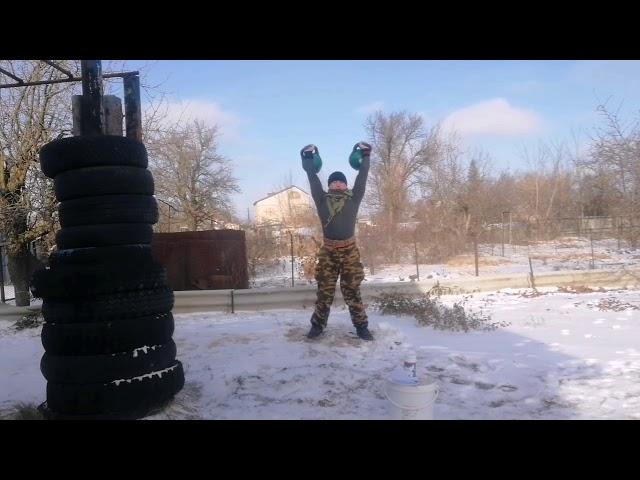 Минотавр комплекс с гирями 32 кг Minotaur complex with kettlebells