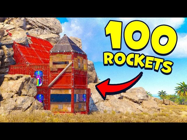 NEW GOD ROCK BASE [ 100 ROCKETS ] - rust base design