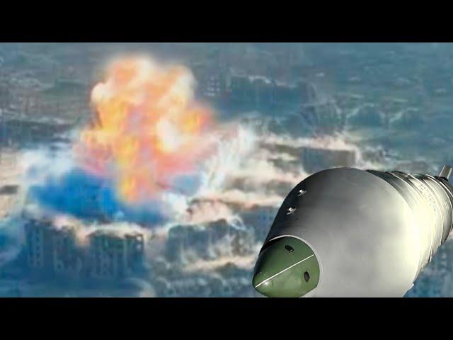 ODAB-1500 vacuum bomb strike in Ukraine, review