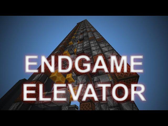 MorezysMinecraft: End Game Elevator! Fast, Seamless, No redstone?