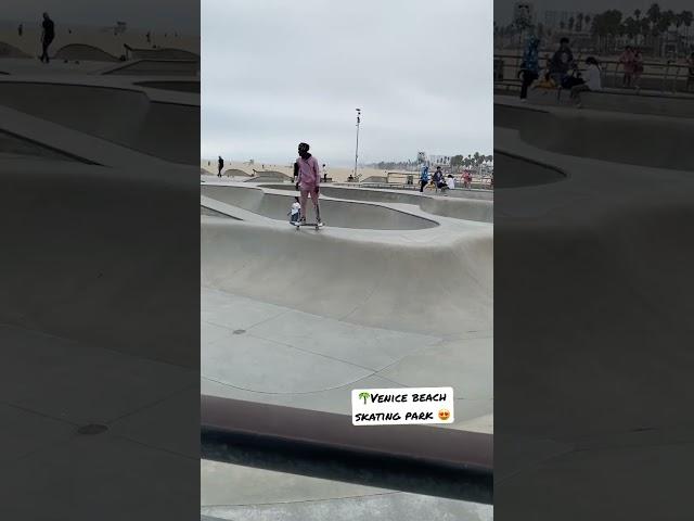 Venice beach skating park  #venicebeach #shorts #california