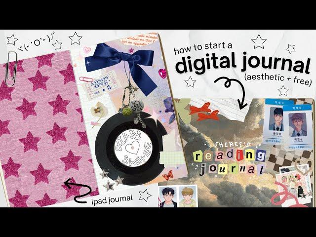 how to start a digital journal  + journal flip-through! ᜊʕ ྀི ܸ. . .ܸ ྀིʔᜊ