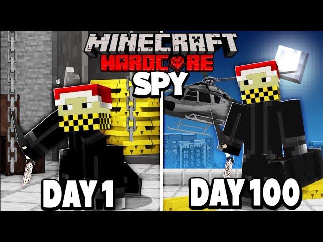 100 Days as a SPY in Hardcore Minecraft…