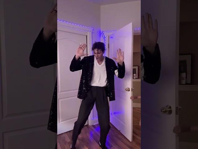 when you are live dancing to billie jean but the kid can’t wait to see it.