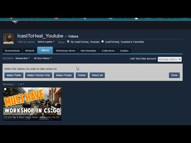 How to Upload a Video To Steam