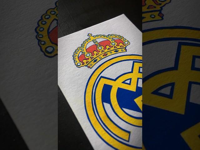 REAL MADRID ⬜🟦 16 Next Year? #realmadrid #football #posca #drawing