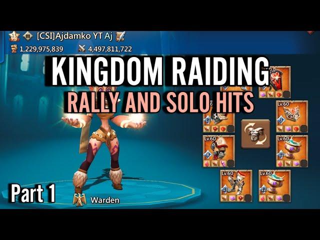 Lords Mobile - Raiding K1146 with HxT and hitting Guild Expedition Rally Trap  !! | HIGHLIGHTS