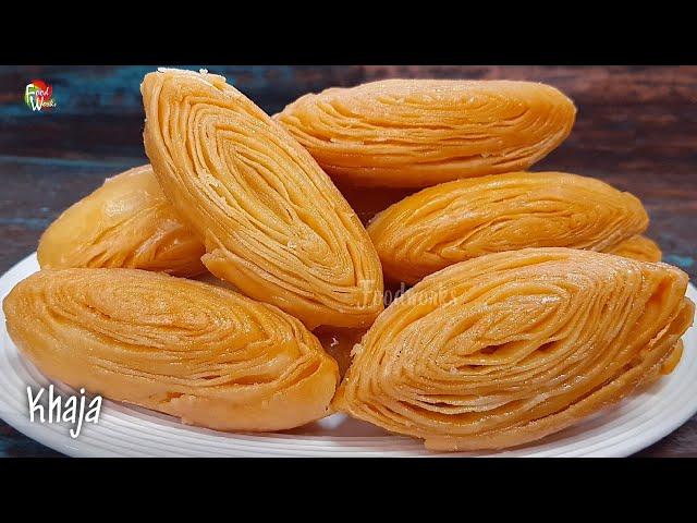 Khaja Recipe | Bengali Sweet | Crispy Khaja Sweet Recipe | Chiroti Recipe | Odisha Sweet | Foodworks