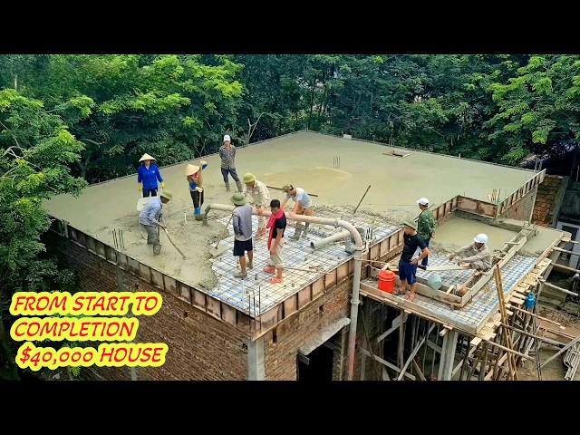 Full Video Step by Step Building a 150m2 House with the lowest cost