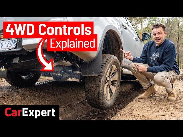 4WD modes: Diff lock, 2H, 4H, 4L & hill descent control how to/explained