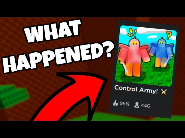 What Happened to Control Army? (Roblox)