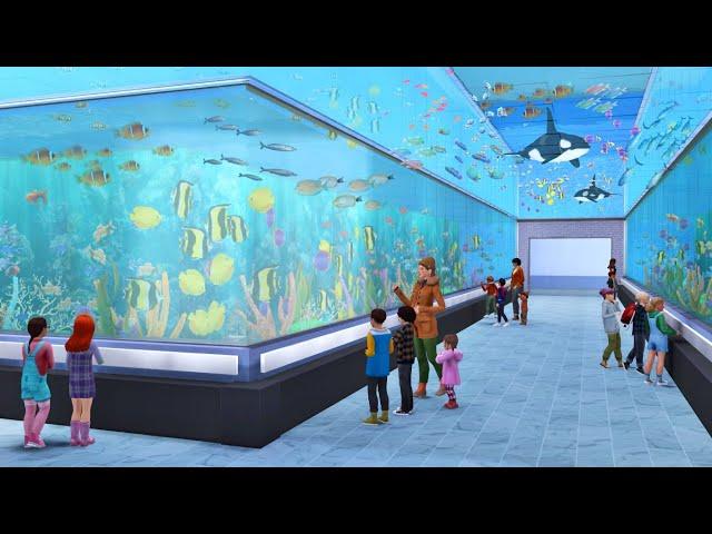 The Aquarium | Stop Motion Build | THE SIMS 4