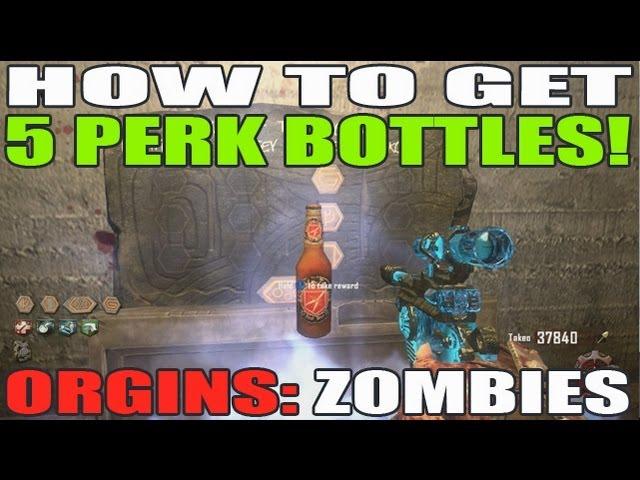 Origins: How To Get 5 Perks! Solo Guide Tutorial (Black Ops 2 Zombies)