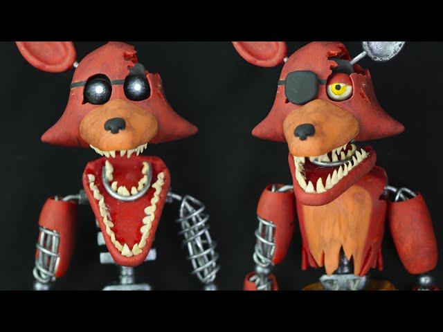 IGNITED FOXY & OLD FOXY  "TUTORIAL" POLYMER CLAY