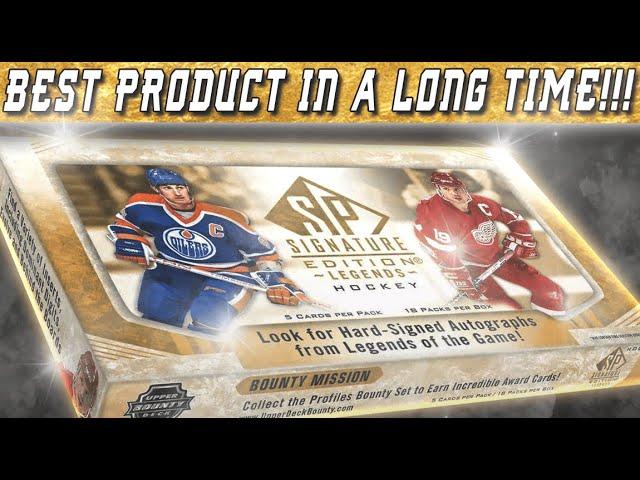 THE BEST PRODUCT IN A LONG TIME!!! - SP Signature Edition Legends  - Hockey Card Break