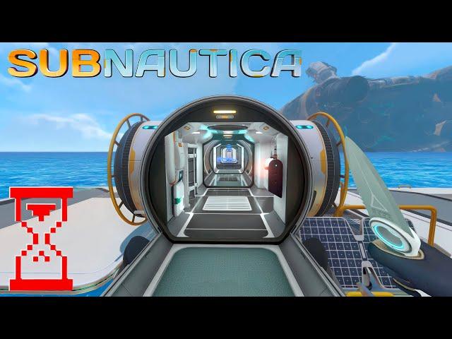 Сабнавтика : строительство надводной базы // Subnautica