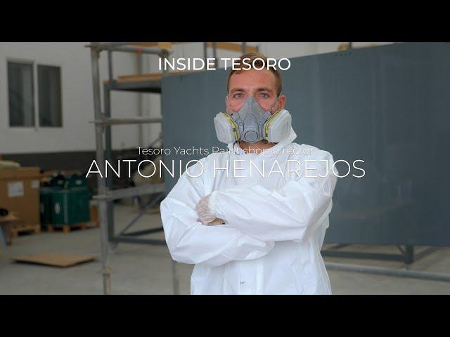 Meet Antonio Henarejos | Tesoro Yachts Paint shop director