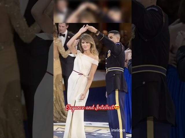 First Lady Melania Trump: Beauty with Brains #shorts #melania #trump #firstlady #donaldtrump #style