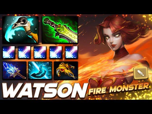 Watson Lina Fire Monster - Dota 2 Pro Gameplay [Watch & Learn]