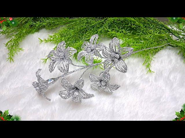 New Easy Low Cost Christmas Decoration ideas from Aluminium Foil | DIY Christmas craft idea530