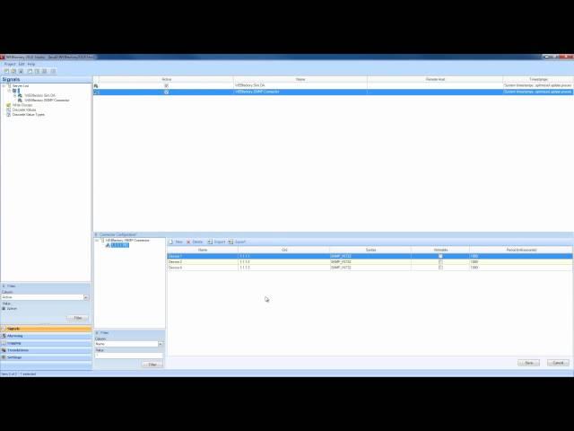 WEBfactory Studio: Configuring the SNMP Connector