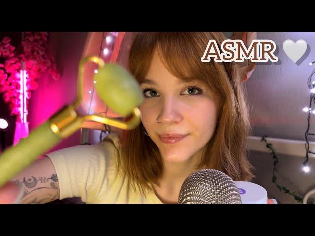  ASMR уход за кожей лица  Skin care