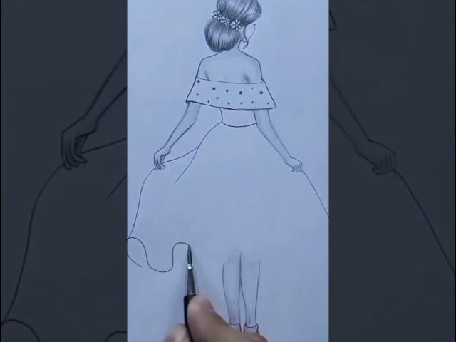 sketch drawing ️//#shortvideo #viral #vk