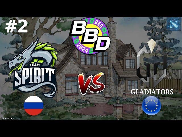 РИКИ ОТ ЛАРЛА В ЦЕНТР! | Spirit vs Gladiators #2 (BO2) BetBoom Dacha Belgrade