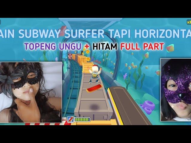 MAIN SUBWAY SURFER TAPI HORIZONTAL?? ft | Topeng Ungu Full Part + Topeng Hitam