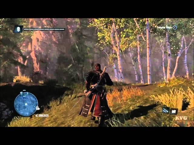 Assassin's Creed: Rogue - Treasure Map Location - 685, 575 - River Valley | Twin Snake Path [HD]