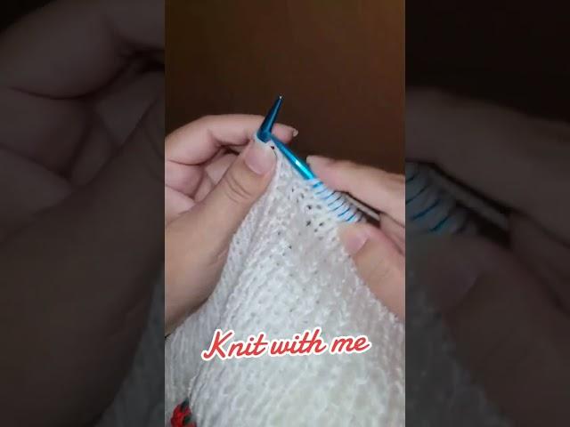 knit with me.  #knitting #knit #knitted