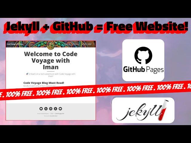 Build a Free Blog with Jekyll & GitHub Pages  | Use Ready Themes!