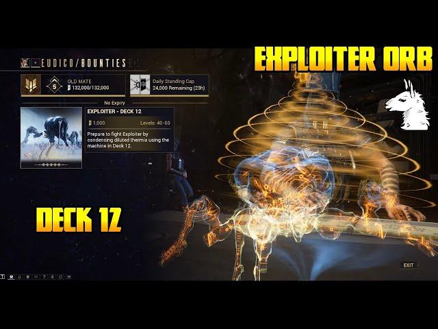 Let's Play Warframe - Exploiter Orb (Deck 12) Part 1: Collect Diluted Thermia