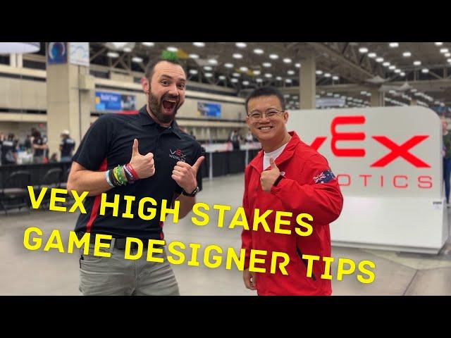 VEX High Stakes Game Designer Tips with Grant Cox (VRC / V5RC)