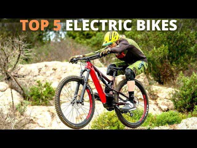 TOP 5 BEST  ELECTRIC BIKES 2021 | NEW E-BIKES 2021