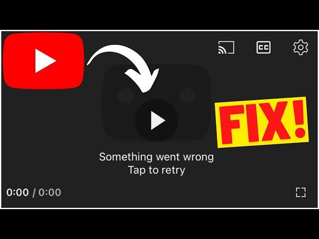 Something Went Wrong YouTube iPhone | Something Went Wrong Please Try Again YouTube iPhone 2023