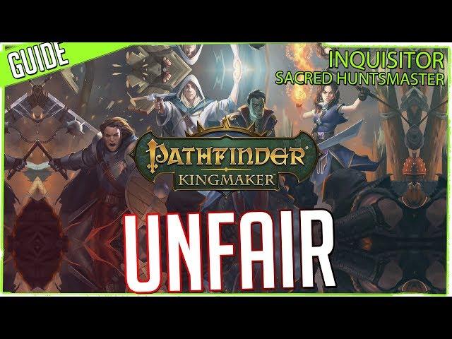 Pathfinder Kingmaker - UNFAIR Difficulty Intro (Inquisitor, Sacred Huntsmaster)