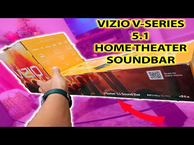 VIZIO V-Series 5.1 Home Theater Soundbar with DTS Virtual: V51x-J6 Unboxing and Sound Test