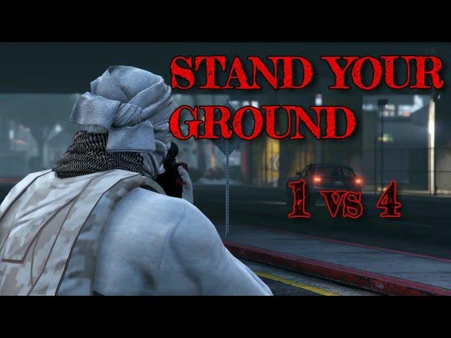 GTA 5 Online (Freemode War) 1 vs 4