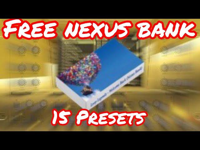 [FREE] Nexus 2 Bank "Welcome Back" 15 Presets refx (By @LoopLegendz) Expansion 2019