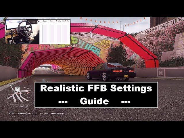 Forza Horizon 4 Realistic FFB setup guide