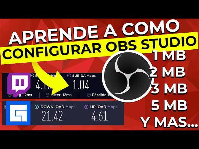 Como CONFIGURAR OBS Para Hacer Directos SIN LAG Con Cualquier Velocidad De Internet BIEN EXPLICADO