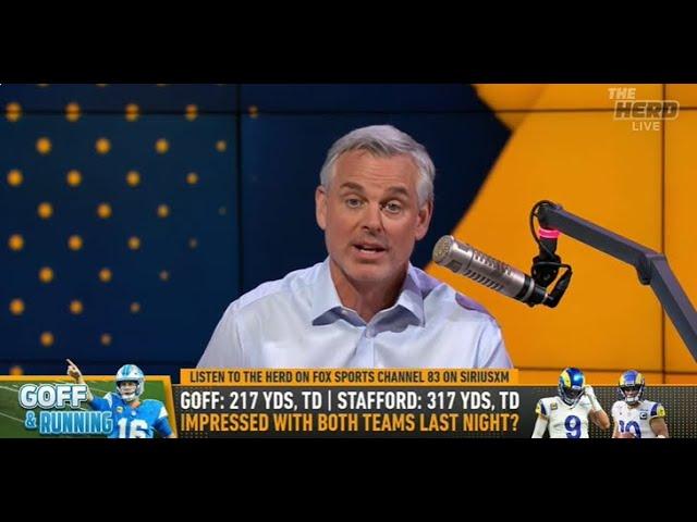 THE HERD | Colin Cowherd STUNNED Detroit Lions Were OUTPLAYED But Still Looked DOMINANT | NFL