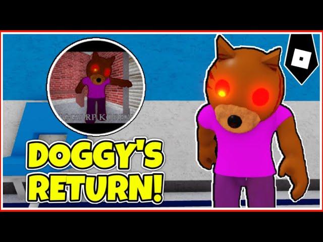 How to get "DOGGY'S RETURN (돌아온 도기)" BADGE + MORPH/SKIN in PIGGY ROLEPLAY 피기 롤플레이 (KOREAN)! - ROBLOX