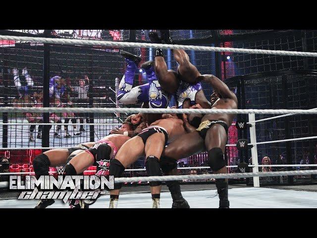 The New Day get Triple Suplexed: Elimination Chamber 2015