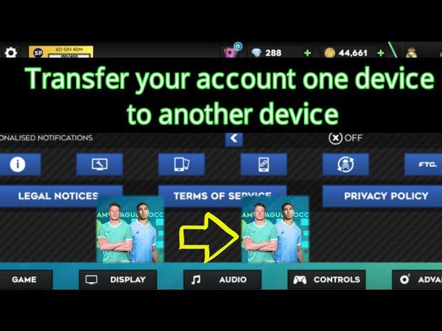 DLS 23|How to transfer your account on dls 23| old device to new device (transfer very easily)